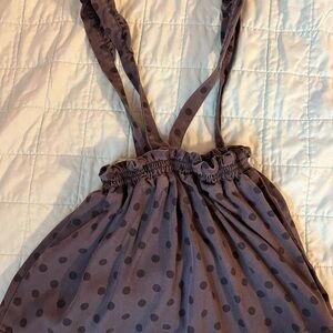 Zara Baby Gray & Black Pinafore Dress - Todder 2/3